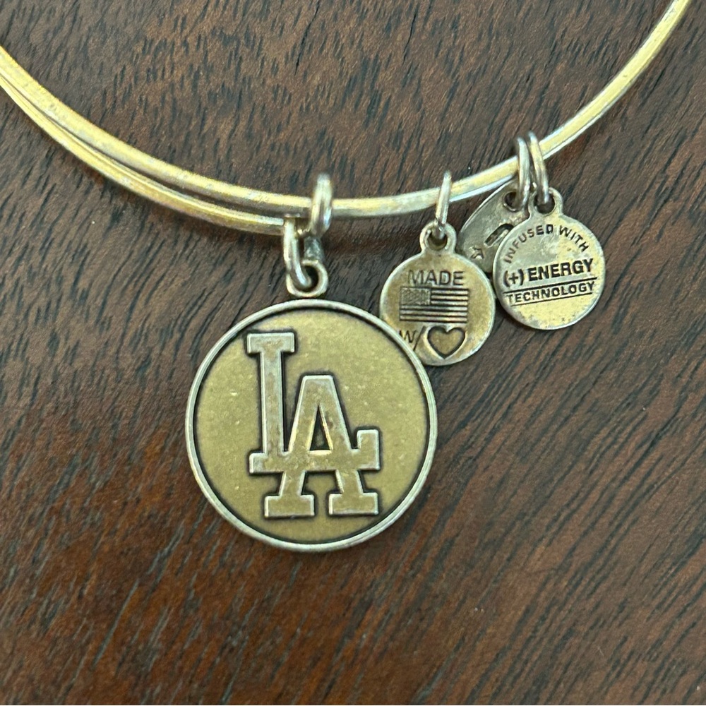 Alex and Ani Los Angeles Dodgers Gold Bracelet